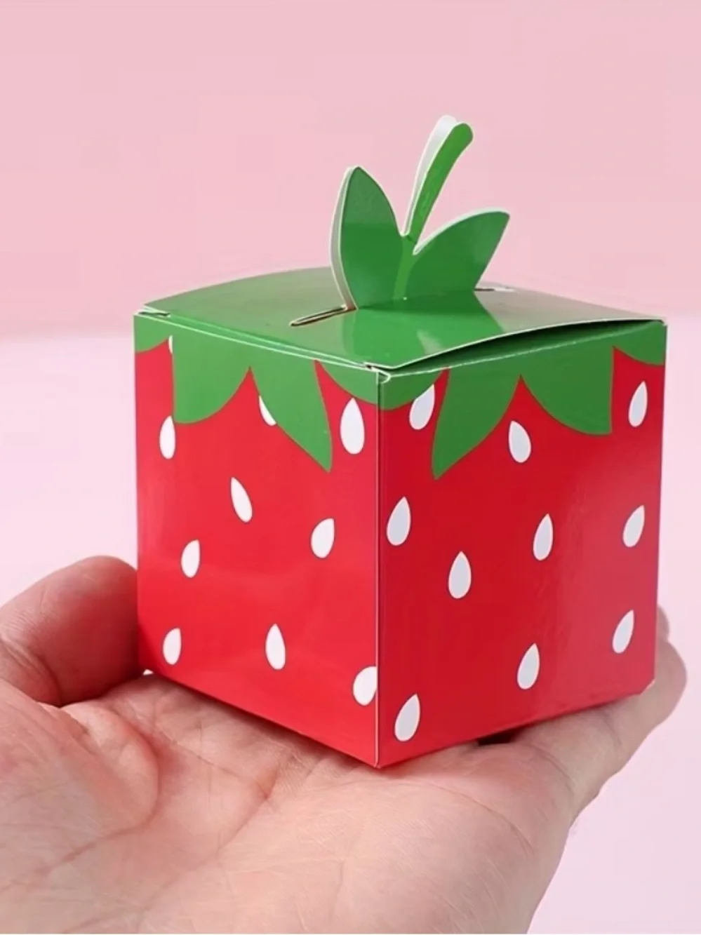 24 Strawberry Party Favor Boxes Candy Treat Gift Boxes Baby Shower Birthday 🍓